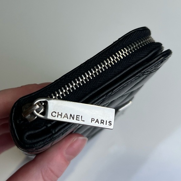 Chanel Black Quilted Lambskin Wallet Purse (PNY - Paris New York) - Picture 5 of 12